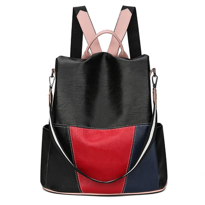 PU Leather Women Backpack