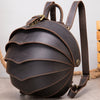 Horse Leather Backpack Women Vintage Backpack