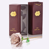 Gold Dipped Rose with Stand Eternal Flowers Forever Love In Box Girlfriend Birthday Wedding Gift