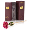 Gold Dipped Rose with Stand Eternal Flowers Forever Love In Box Girlfriend Birthday Wedding Gift