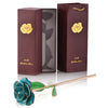 Gold Dipped Rose with Stand Eternal Flowers Forever Love In Box Girlfriend Birthday Wedding Gift