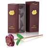 Gold Dipped Rose with Stand Eternal Flowers Forever Love In Box Girlfriend Birthday Wedding Gift